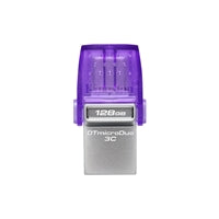 Kingston DataTraveler DTDUO3CG3/128GB 128GB MicroDuo USB OTG Flash Drive, 3C, USB-C and Type A Kingston DataTraveler DTDUO3CG3/128GB 128GB MicroDuo USB OTG Flash Drive, 3C, USB-C and Type A